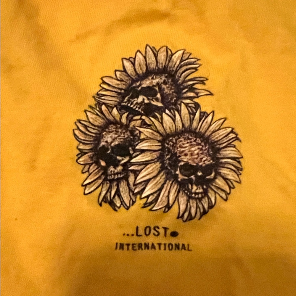 Men's Yellow Graphic T-Shirt - Picture 2 of 3